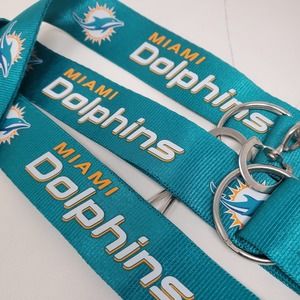 Stocking Stuffer Special 3 lanyards for $14 - Miami Dolphins